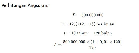 hitung angsuran