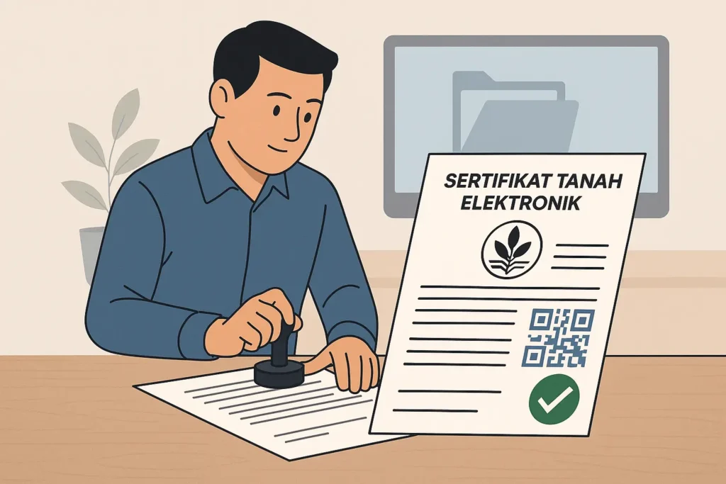 sertifikat tanah elektronik