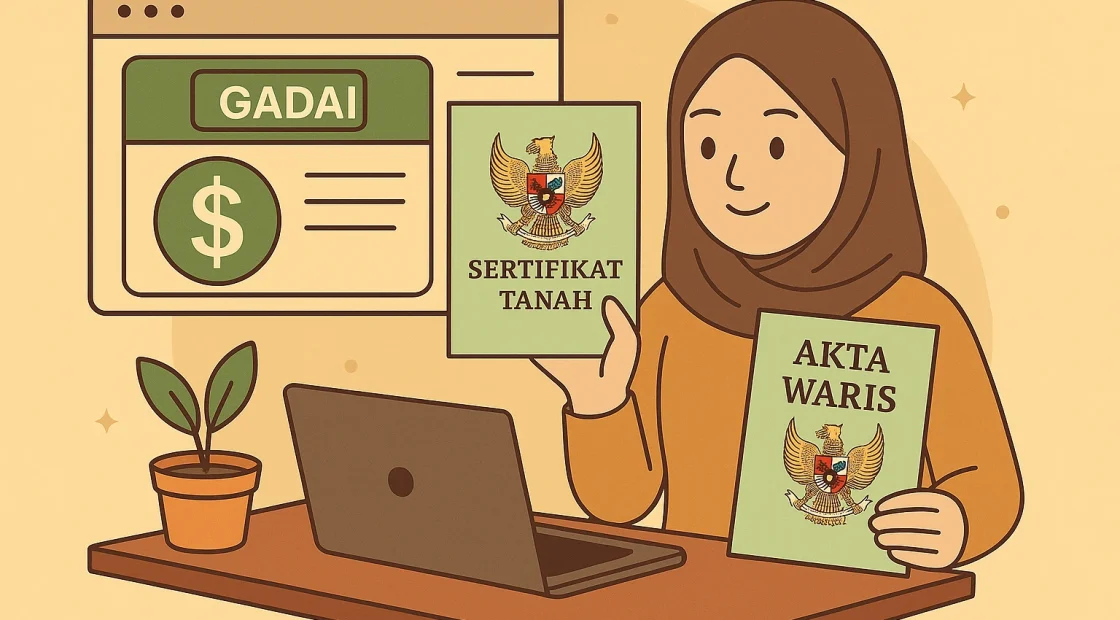 Gadai Sertifikat Tanah Bukan Atas Nama Sendiri