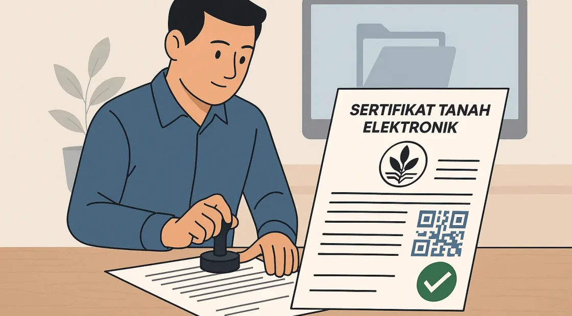 sertifikat tanah elektronik